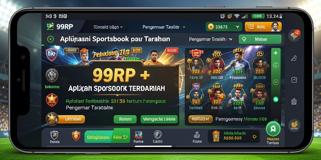 Tampilan utama 99RP dengan fitur taruhan yang menarik