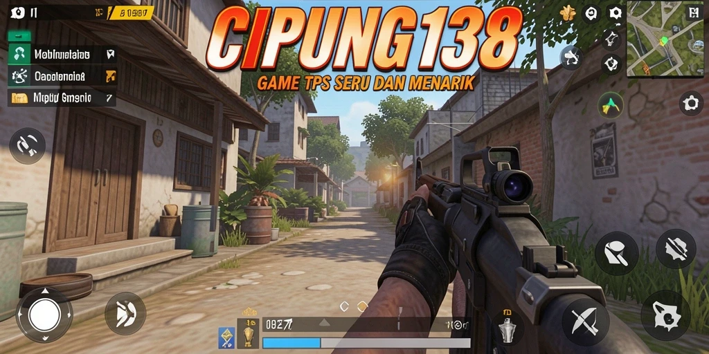 Tampilan gameplay penuh aksi di CIPUNG138.