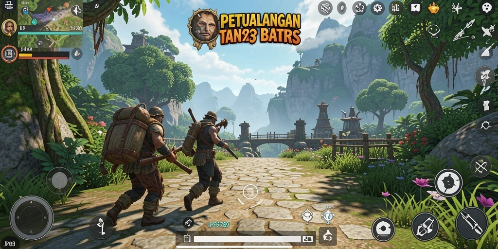 Tampilan gameplay JP6789 yang menakjubkan di dunia terbuka.