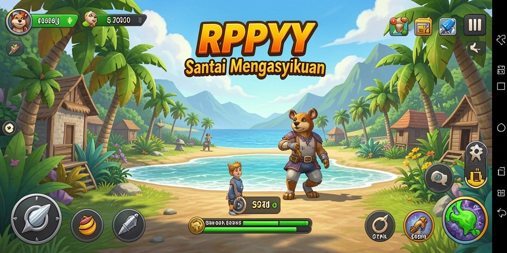 Tampilan gameplay RPYYY yang seru dan menghibur.
