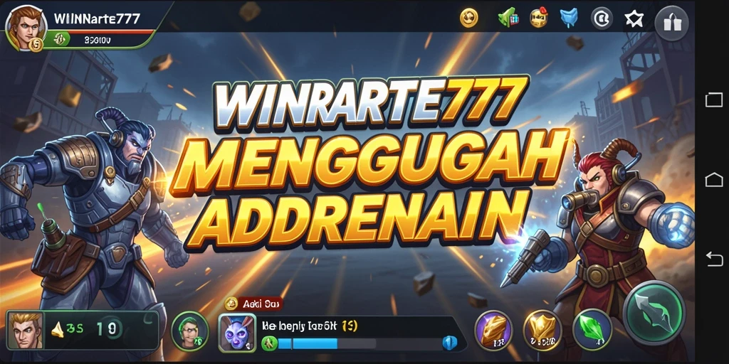 Tampilan utama gameplay WINRATE777 menunjukkan aksi mendebarkan dan grafik menawan.